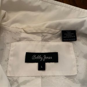 Bobby Jones MASTERS womens white caddie jacket L